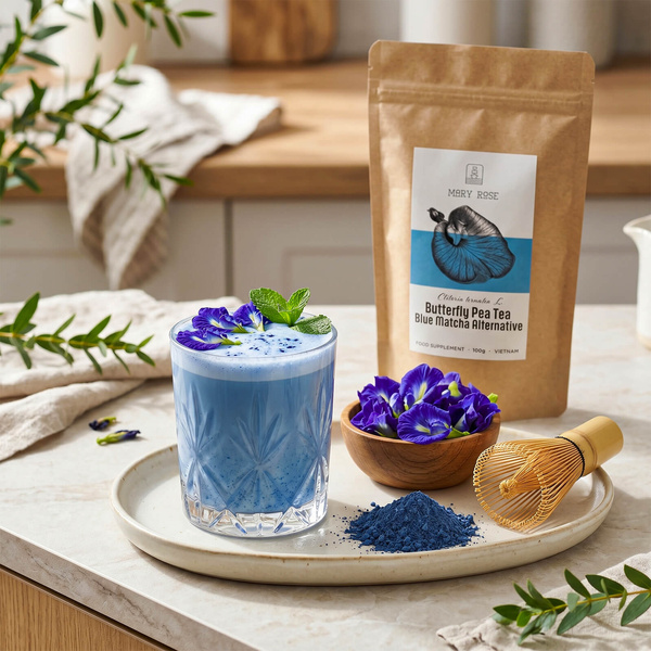 Mary Rose – Blue Matcha Alternative – Butterfly Pea Tea (poeder) 100 g