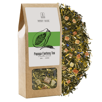 Mary Rose - Papaja Fantasie Groene Thee - 50g