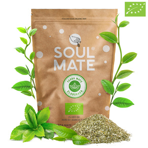 Yerba Mate Set Soul Mate Elaborada 500g 0,5kg Yerbomos + Kalebas + Bombilla