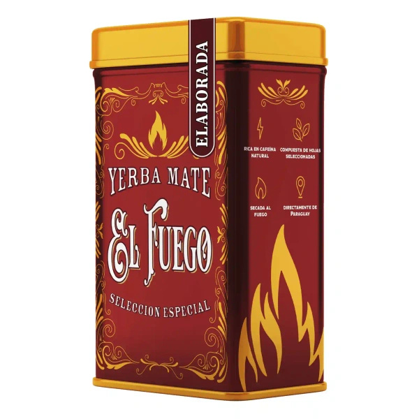 Yerbera – Blik + El Fuego Elaborada 0,5 kg