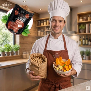 Nustino – Pindakaas in poedervorm – Pumpkin Spice (geen suiker toegevoegd) 400 g