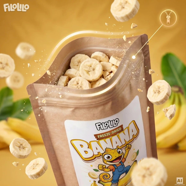 FiloLilo – Gevriesdroogde bananen (schijfjes) 100 g