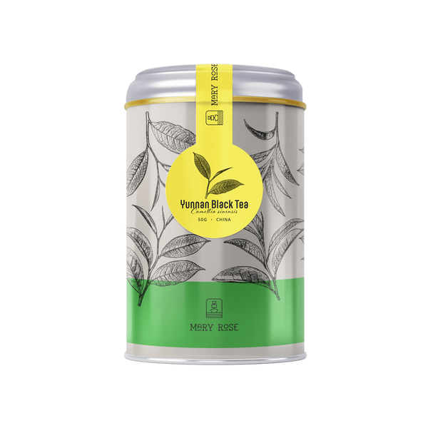 Mary Rose - Yunnan Zwarte Thee in blik - 50g