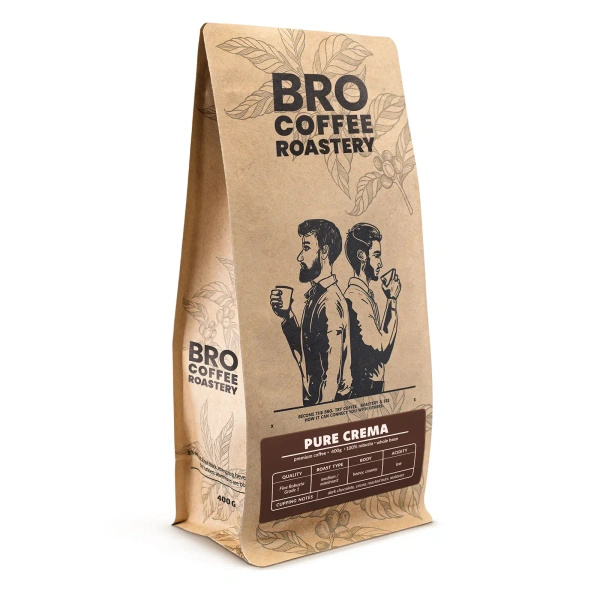 Bro Coffee Roastery – Hele Bonen Koffie Pure Crema 400 g