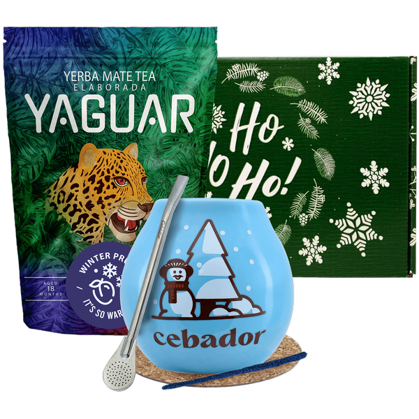 Wintere Geschenkset Yerba Mate Yaguar Winter Prune 0,5kg