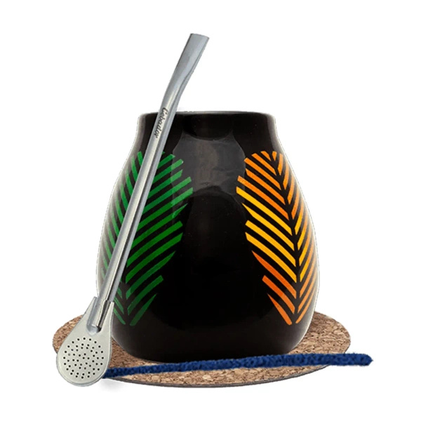 Yerba Mate Accessoireset: Kalebas + Bombilla