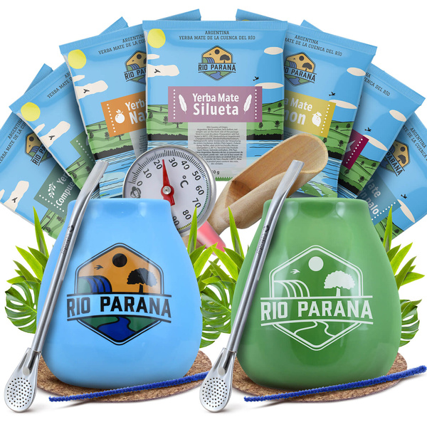 Yerba Mate Rio Parana startset voor paar accessoires