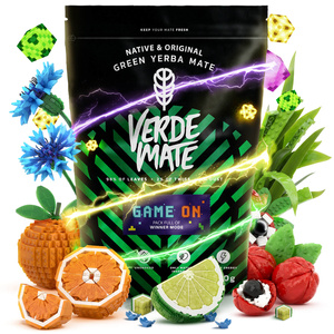 Verde Mate Green Game On 0,4 kg – yerba mate voor gamers met energiedrank‑smaak
