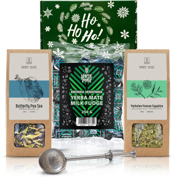 Mary Rose geschenkset + thee brouwer + Fudges met yerba mate