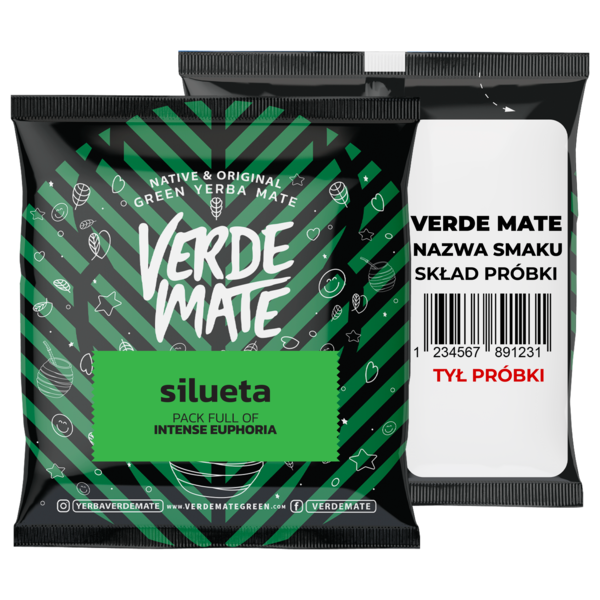 Set Yerba Mate Green 500g Kalebas Bombilla 10x50g