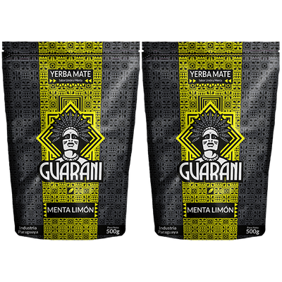 Yerba Mate Guarani Menta Limon 2x 500g