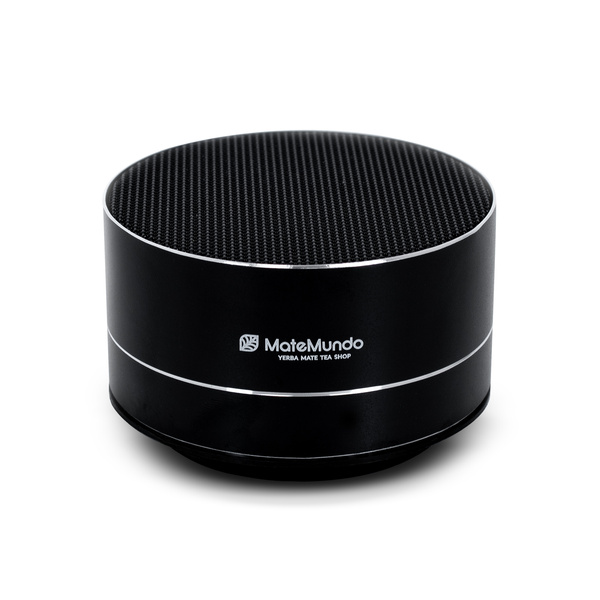 Luidspreker met MateMundo-logo