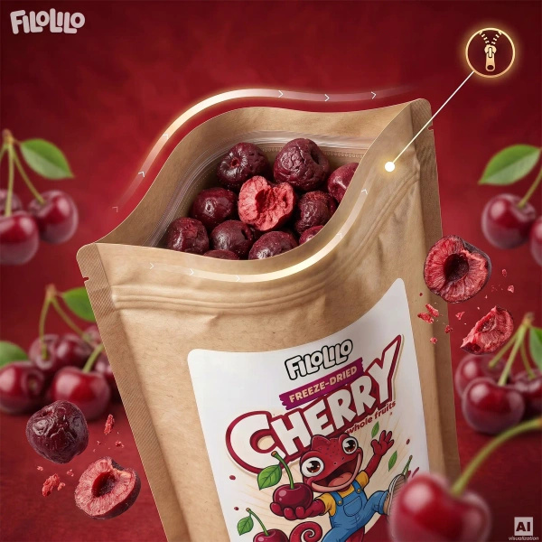 FiloLilo – Gevriesdroogde kersen (hele, ontpit) 100 g