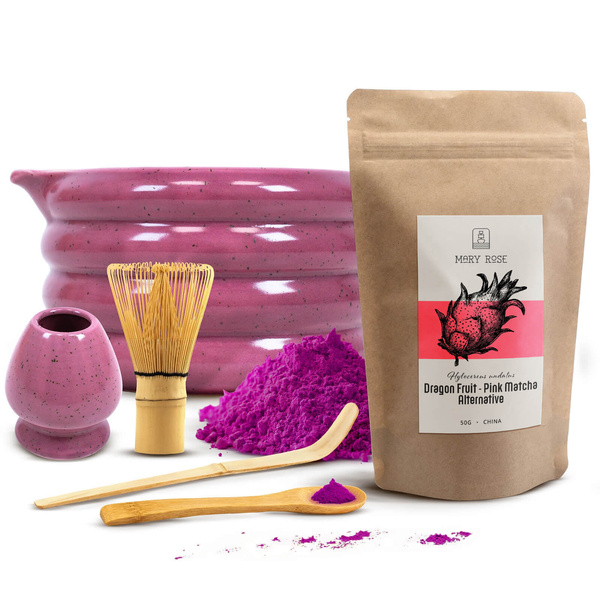 Set om Pink Matcha te bereiden