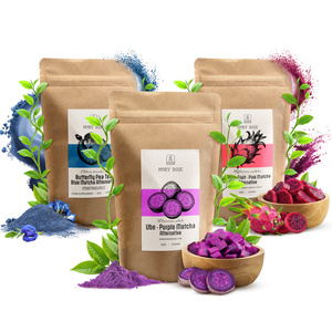Set met kleurrijke matcha’s: Blue Matcha + Pink Matcha + Purple Matcha