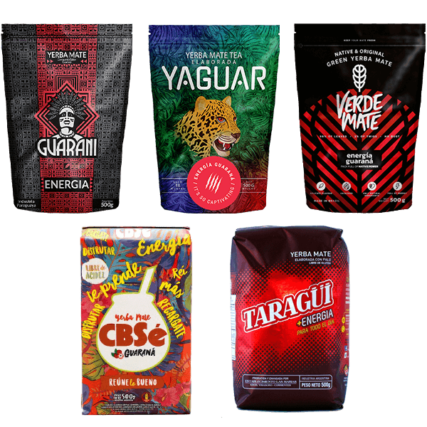 Yerba Mate Energia 5x0,5kg Diverse merken