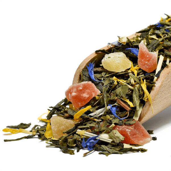 Mary Rose - Papaya Fantasy Groene Thee in blik - 50g