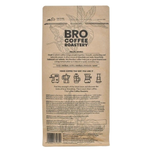 Bro Coffee Roastery – Hele Bonen Koffie Brazil Samba Premium 1kg