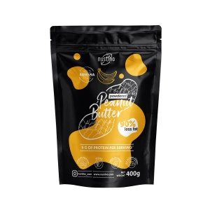 Nustino – Pindakaas in poedervorm – Banana (geen suiker toegevoegd) 400 g