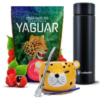Yerba Mate Yaguar Energia 500g kalebas thermoset