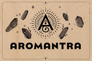 Papieren etiket Aromantra TTL 100mm x 150mm 