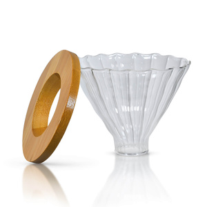 Koffiezetset – glazen dripper en kan