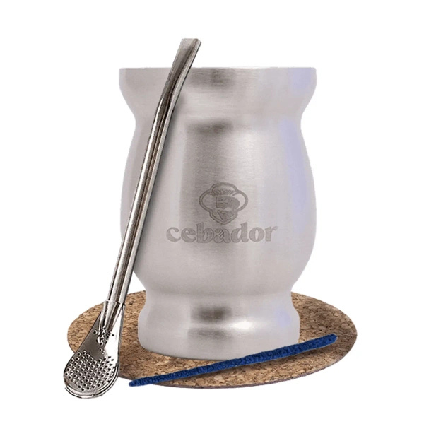 Yerba Mate accessoireset: thermische mate beker TermoMate + bombilla