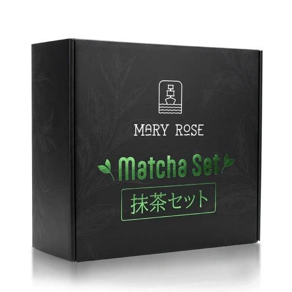 Cadeauset: premium matcha + matchawan + bamboeaccessoires