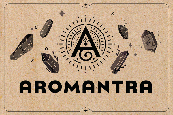 Papieren etiket Aromantra TTL 100mm x 150mm 