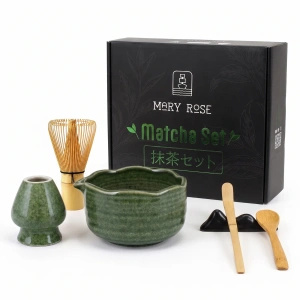 Cadeauset: accessoires voor het bereiden van matchathee