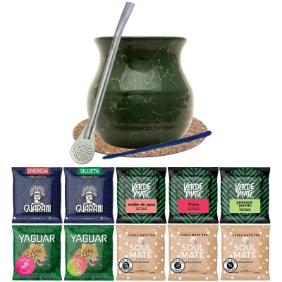 Startpakket Yerba Verde Mate Groen 10x50g