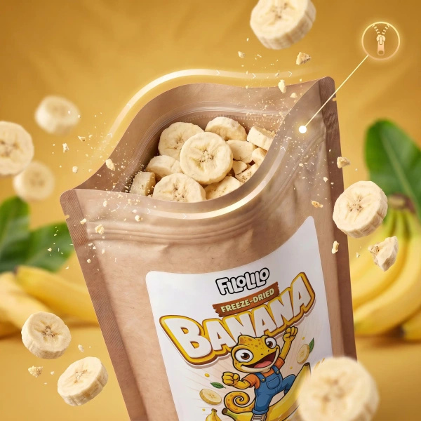 FiloLilo – Gevriesdroogde bananen (schijfjes) 100 g
