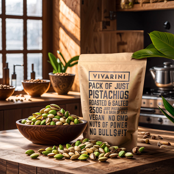 Vivarini - Geroosterde en gezouten pistachenoten 250 g