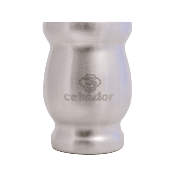 TermoMate Cebador – thermosbeker voor yerba mate – 190 ml (zilver)