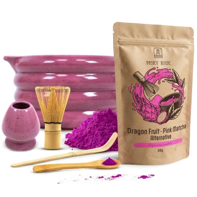 Set om Pink Matcha te bereiden