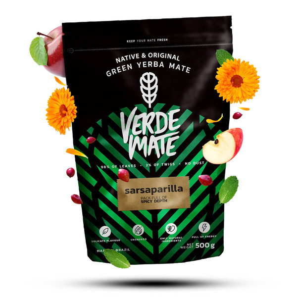 Geschenkset Yerba Mate Verde Mate Sarsaparilla 0,5kg
