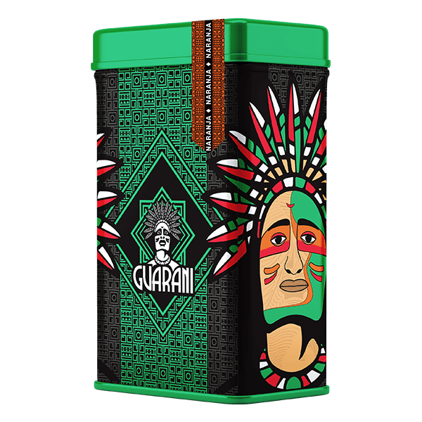 Yerbera – Blik + Guarani Naranja 0,5 kg