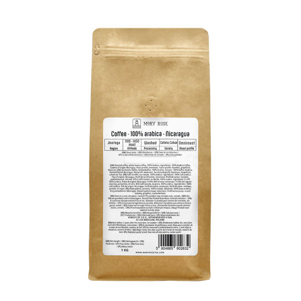 Mary Rose - hele bonen koffie Nicaragua Colibrí Azul specialiteit 1kg