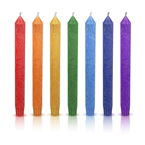 Grote geurkaarsen - Zeven Chakra's