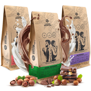 Koffieset Bro Coffee Roastery Costa Rica San Rafael + Nicaragua Colibrí Azul + Brazil Samba 3x1kg (3kg)