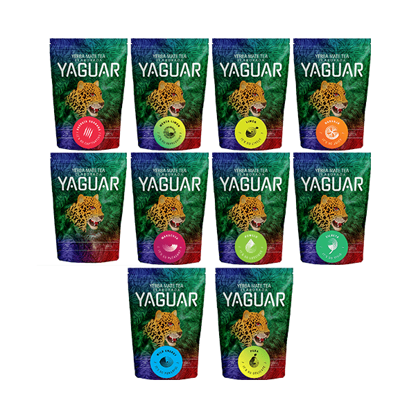 Mega Set Yerba Mate Yaguar Diversen 10x 0,5kg