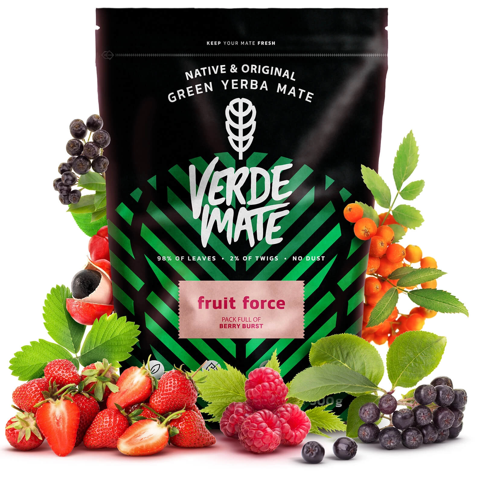 Verde Mate Green Fruit Force – Packaging