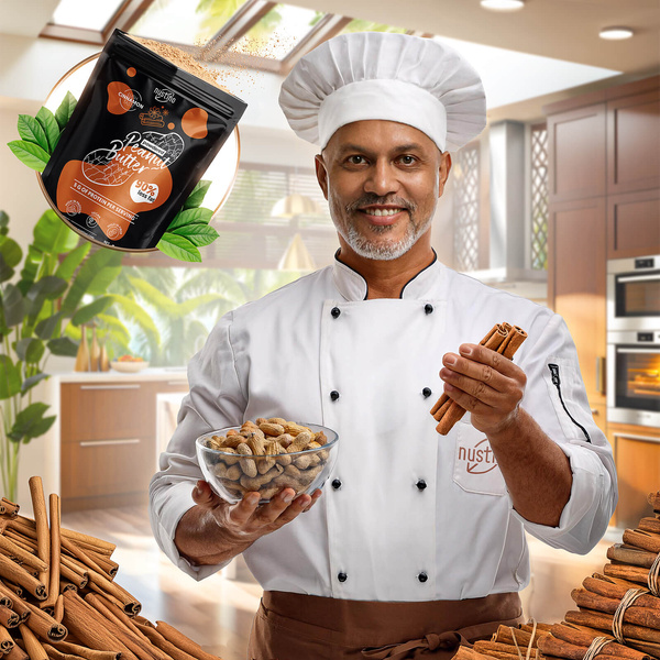 Nustino – Pindakaas in poedervorm – Cinnamon 400 g