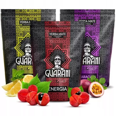 Yerba Mate Guarani 3x500g Diverse mengsels