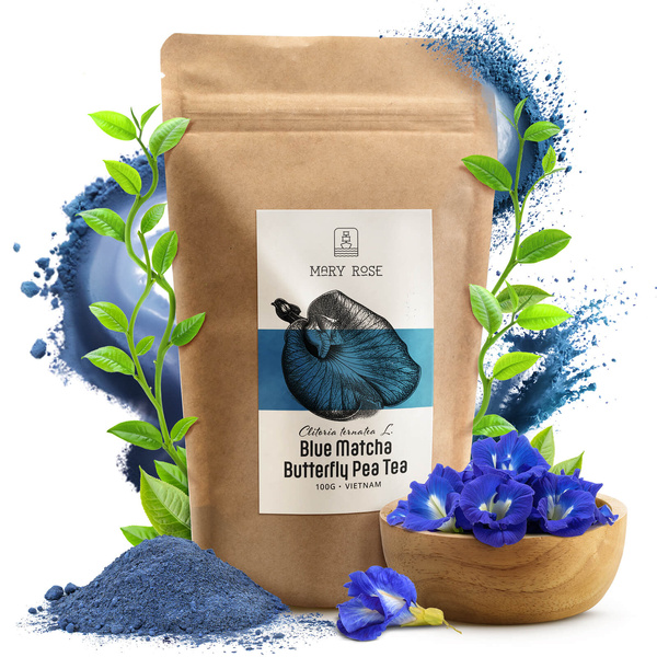 Mary Rose – Blue Matcha – Butterfly Pea Tea (poeder) 100 g