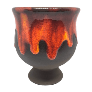 Gourd ceramic ABEJA red
