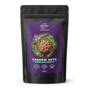 Nustino Crunch – Geroosterde cashewnoten – Spring Green Onion 100 g