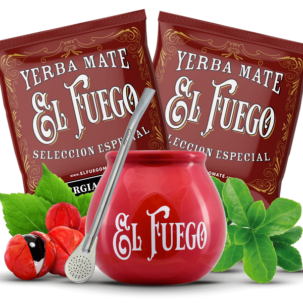 Yerba Mateo set + Bombilla om u op weg te helpen
