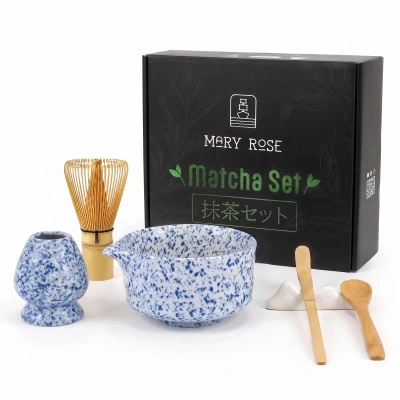 Cadeauset: accessoires voor het bereiden van matchathee