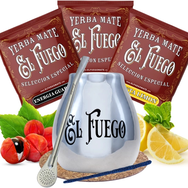 Yerba Mate BESTE KWALITEIT 3x50g El Fuego